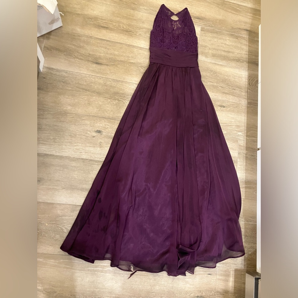 Plum gown